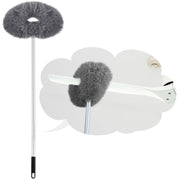 Hoolerry Ceiling Fan Cleaner Duster Microfiber Extendable Pole 13-49.7in Gray