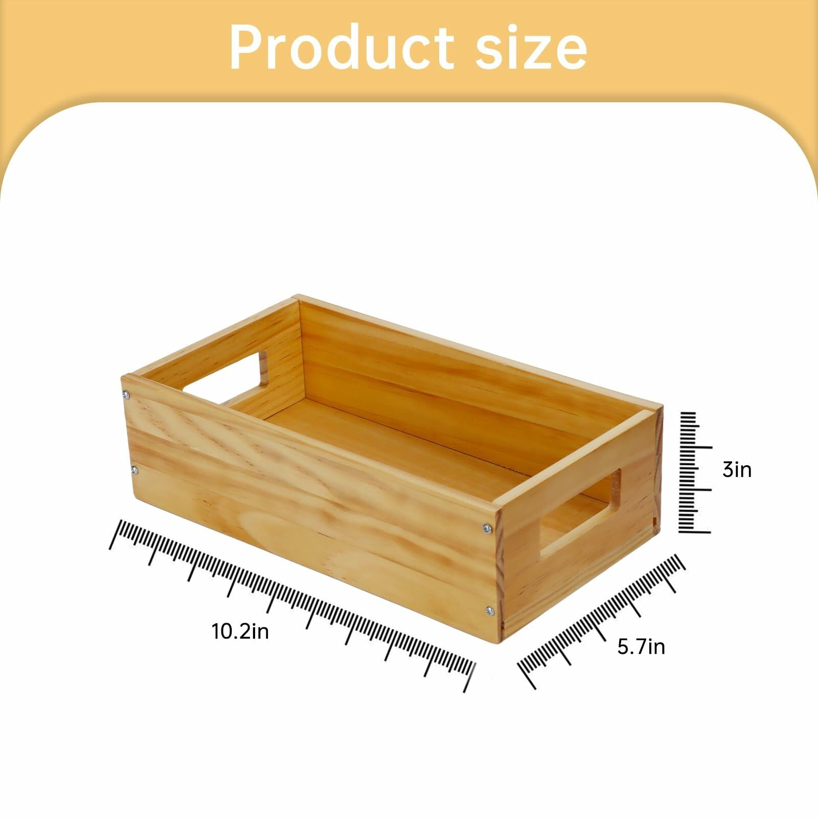 Ligne Collection Baby Bottle Nursery Food Organizer Bin Clear Handles