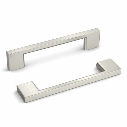 Haliwu 6 Pack Black Cabinet Handles 3-3/4 Inch Hole Center Modern Pulls
