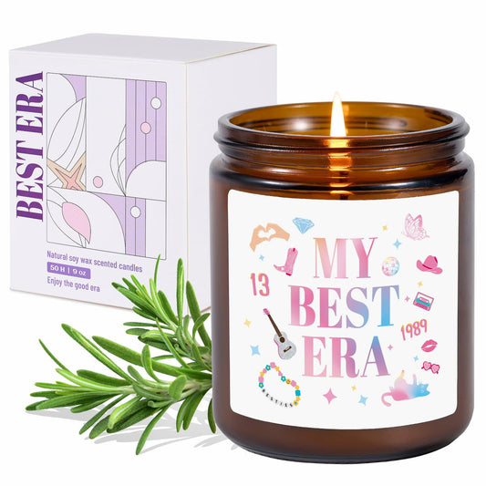 My Best Era Vanilla Scented Soy Candle 9oz Decorative Birthday Gift