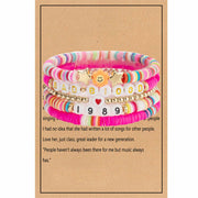 Taylo Sweet 5Pcs Beaded Friendship Bracelets for Women Multi Color