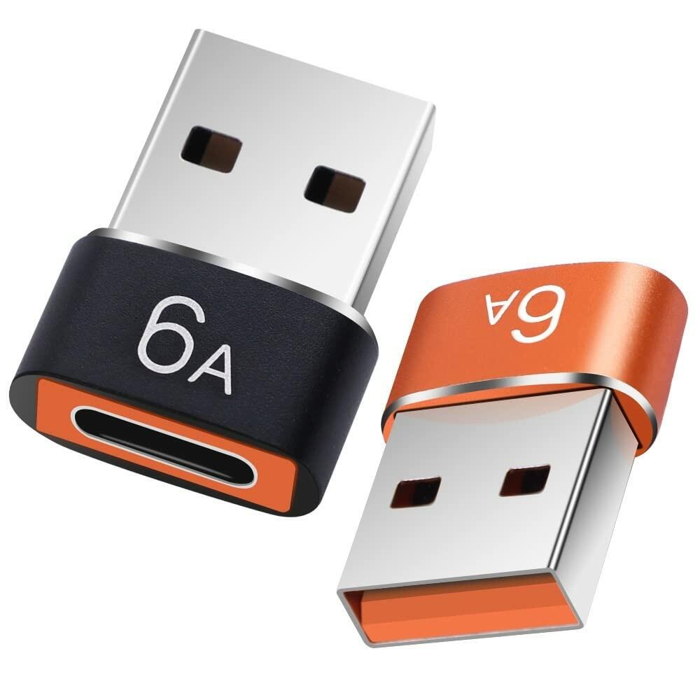 klangdorf USB-C to USB Adapter Male to Female Converter Mini 3 Pack