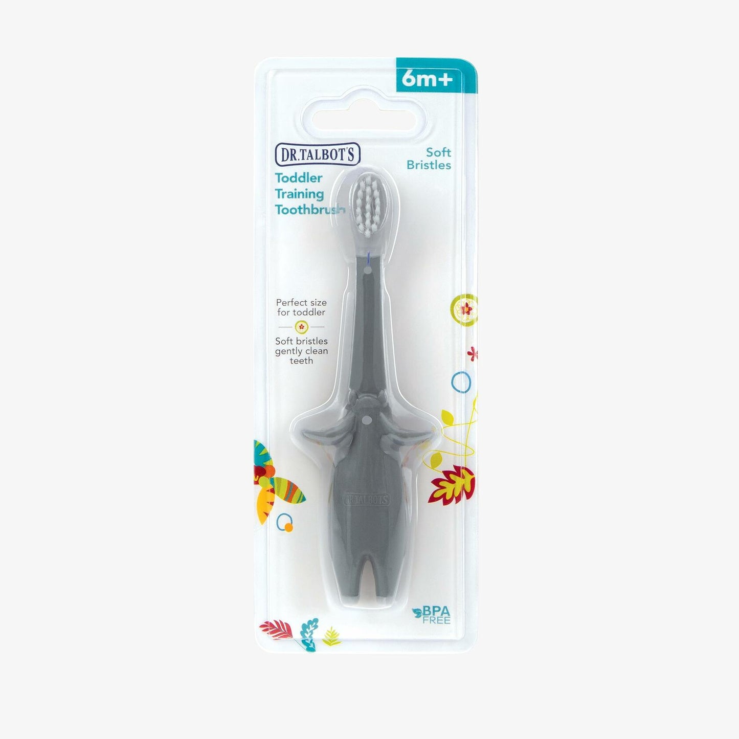 Dr. Talbot's Toddler Training Toothbrush Soft Elephant 6+ Months