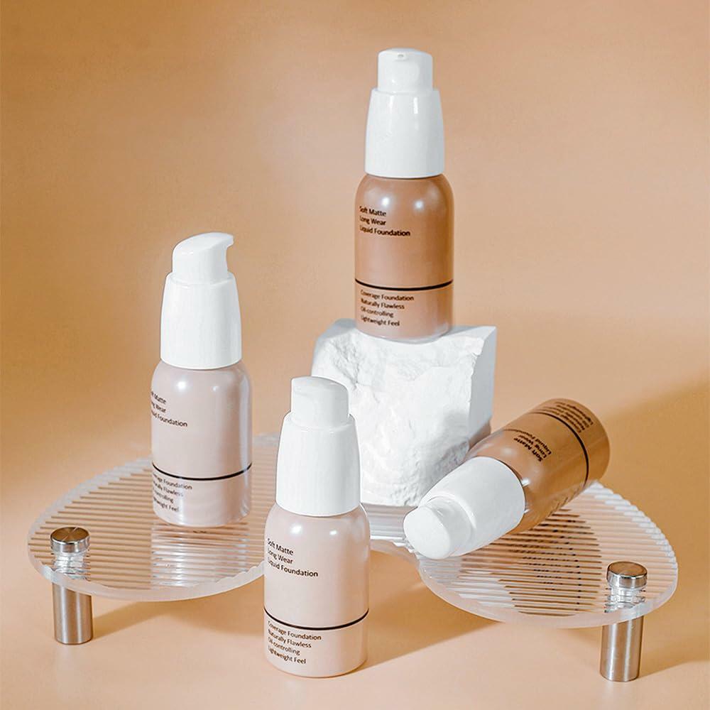 Lorac Velvet Foundation Soft Matte 24HR Oil Control 06 Toffee 2 Pack