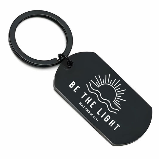 NATSUNO Christian Jesus Bible Verse Keychain Religious Gift for Women Men