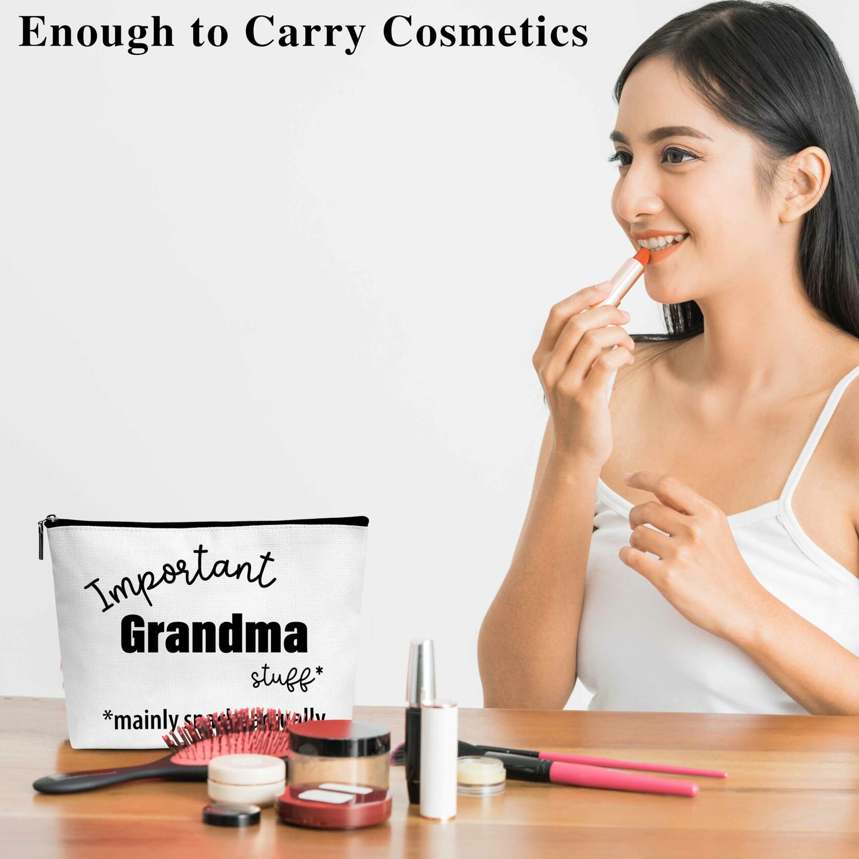 Gigi Gifts Makeup Cosmetic Bag for Grandma Women Best Gigi Ever - C08