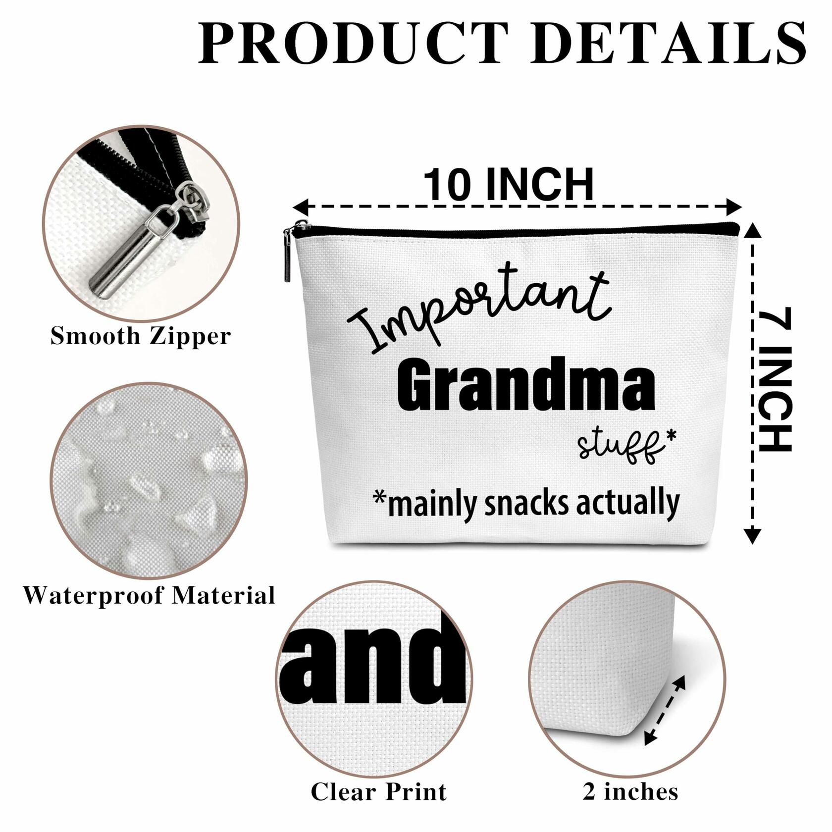 Gigi Gifts Makeup Cosmetic Bag for Grandma Women Best Gigi Ever - C08