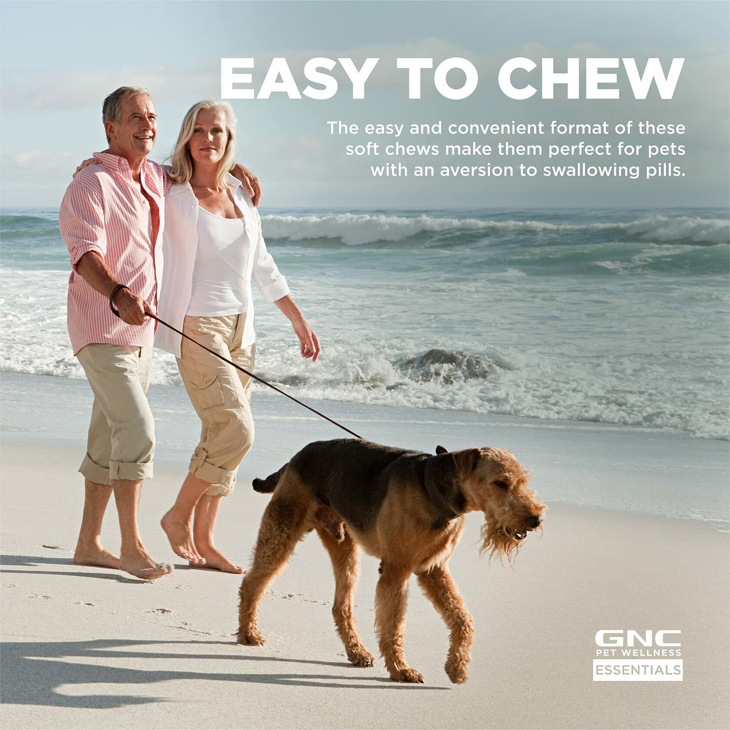 BestBy06/26 GNC Pets Digestion Probiotic Soft Chews Bacon Flavor 60Ct