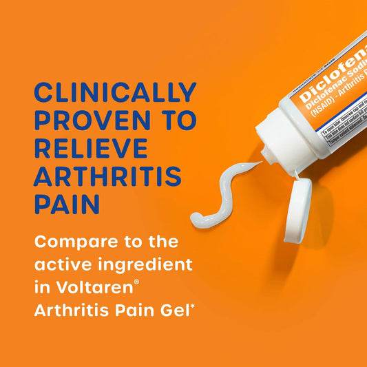 BestBy08/25 HealthCareAisle Diclofenac Gel 1% Arthritis Pain Relief 50g Tube