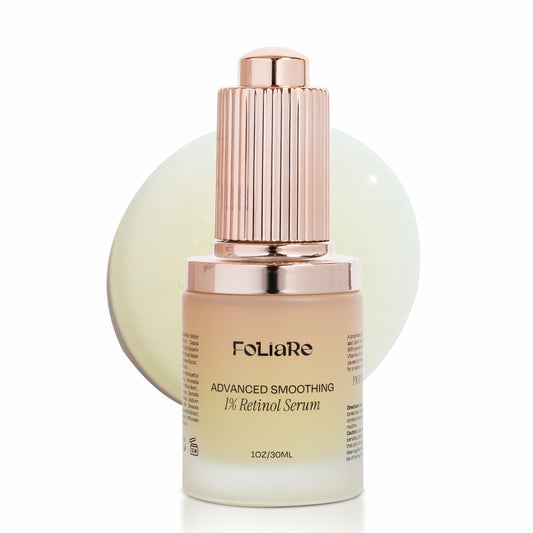 Foliare Retinol 1% Face Serum Hyaluronic Acid Organic Green Tea 1 fl oz