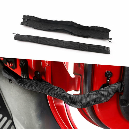 dawfall Automotive Door Restriction Straps 0.74x15.35 Black 2 PCS