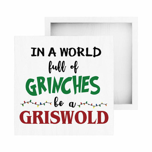 Christmas Vacation Decorations Holiday Xmas Signs 5x5 Inches