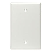 Leviton 1-Gang Rectangle Wall Plate Plastic Cover White