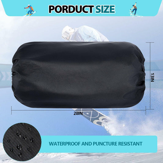 Vincreem Ski Bindings Cover Waterproof Dirt Proof Sleeve Bag 28x13 Inch