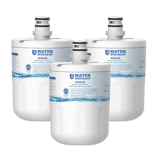 Waterspecialist 5231JA2002A Refrigerator Water Filter for LG Kenmore 3 Pack
