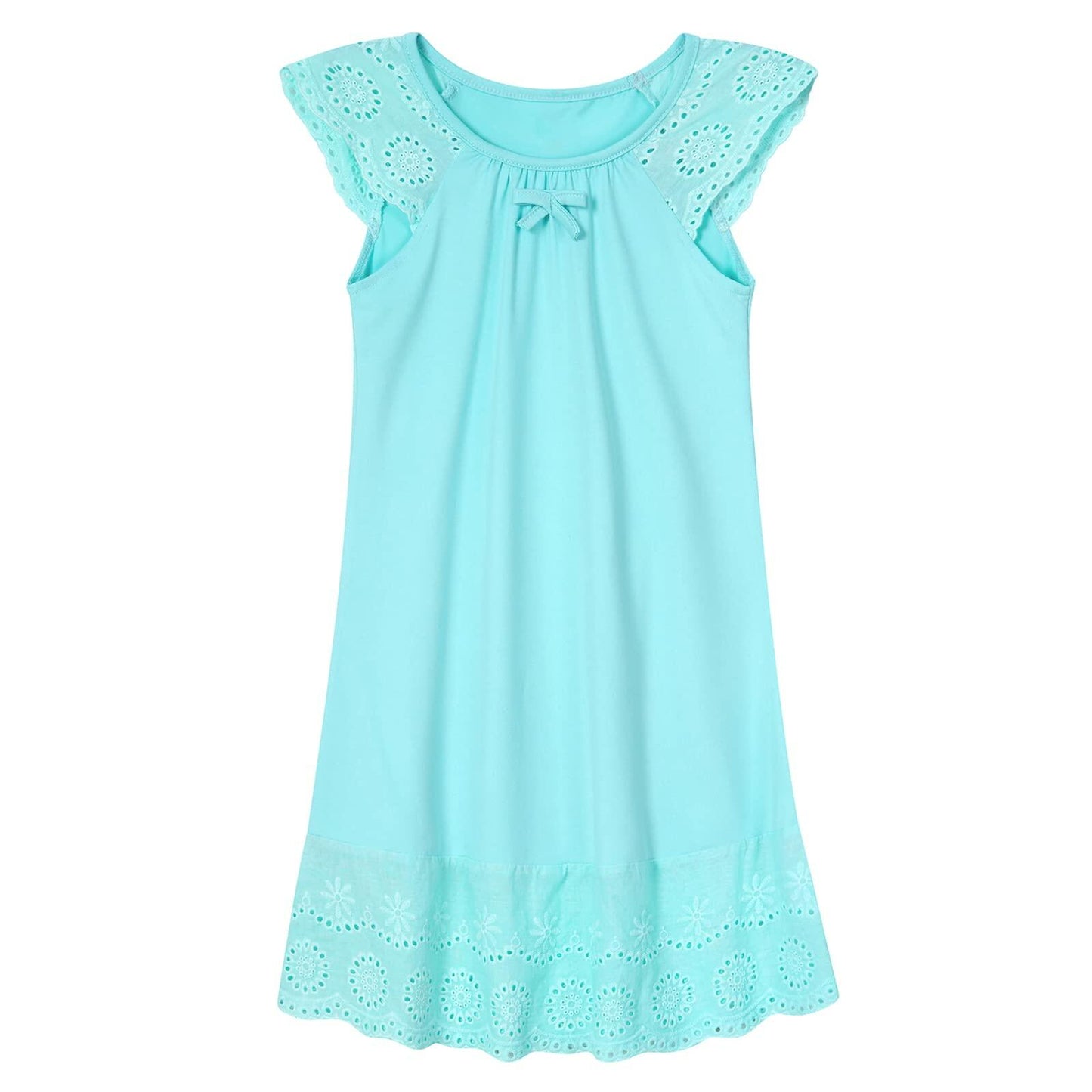 Thanksgiving Girls Nightgown Orange Turkey Print Sleepwear Size 7-8