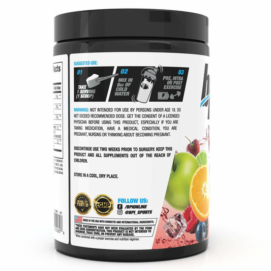 BB10/25 BPI Sports Best Aminos BCAA Powder 25 Serv Fruit Punch