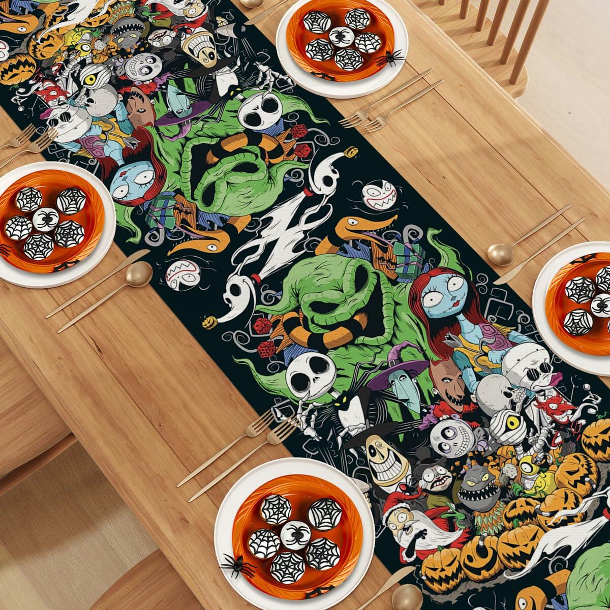 Linen Christmas Halloween Table Runner Decorations Home Kitchen Dining 13" x 60"