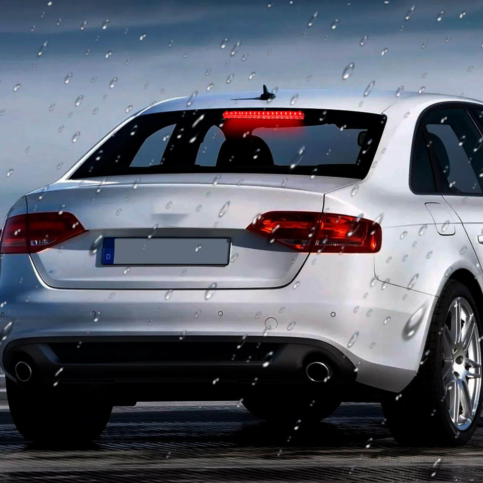 EATAKWARD 8K5945097 Tail High Mount Brake Stop Light Black Red Housing