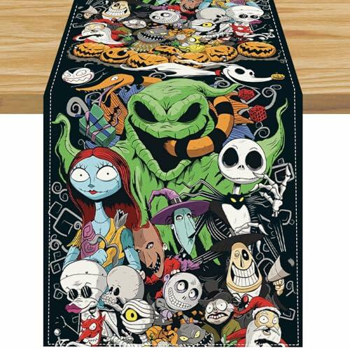 Linen Christmas Halloween Table Runner Decorations Home Kitchen Dining 13" x 60"