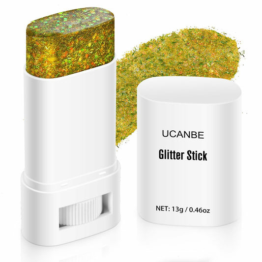 UCANBE Purple Body Glitter Stick Chunky Makeup for Face Hair Lips