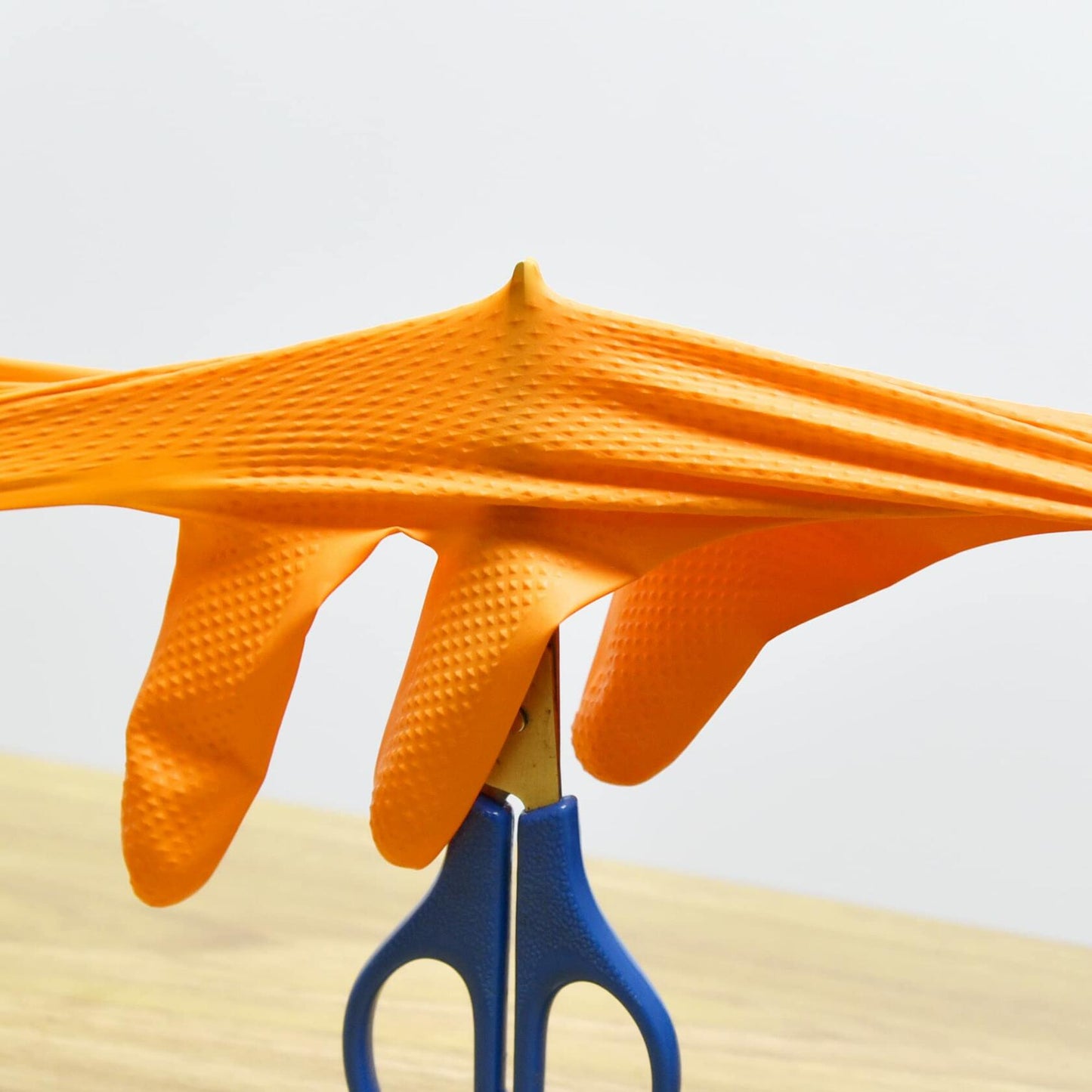 TitanFlex ThorGrip Heavy Duty Industrial Orange Nitrile Gloves 100-ct Size XL