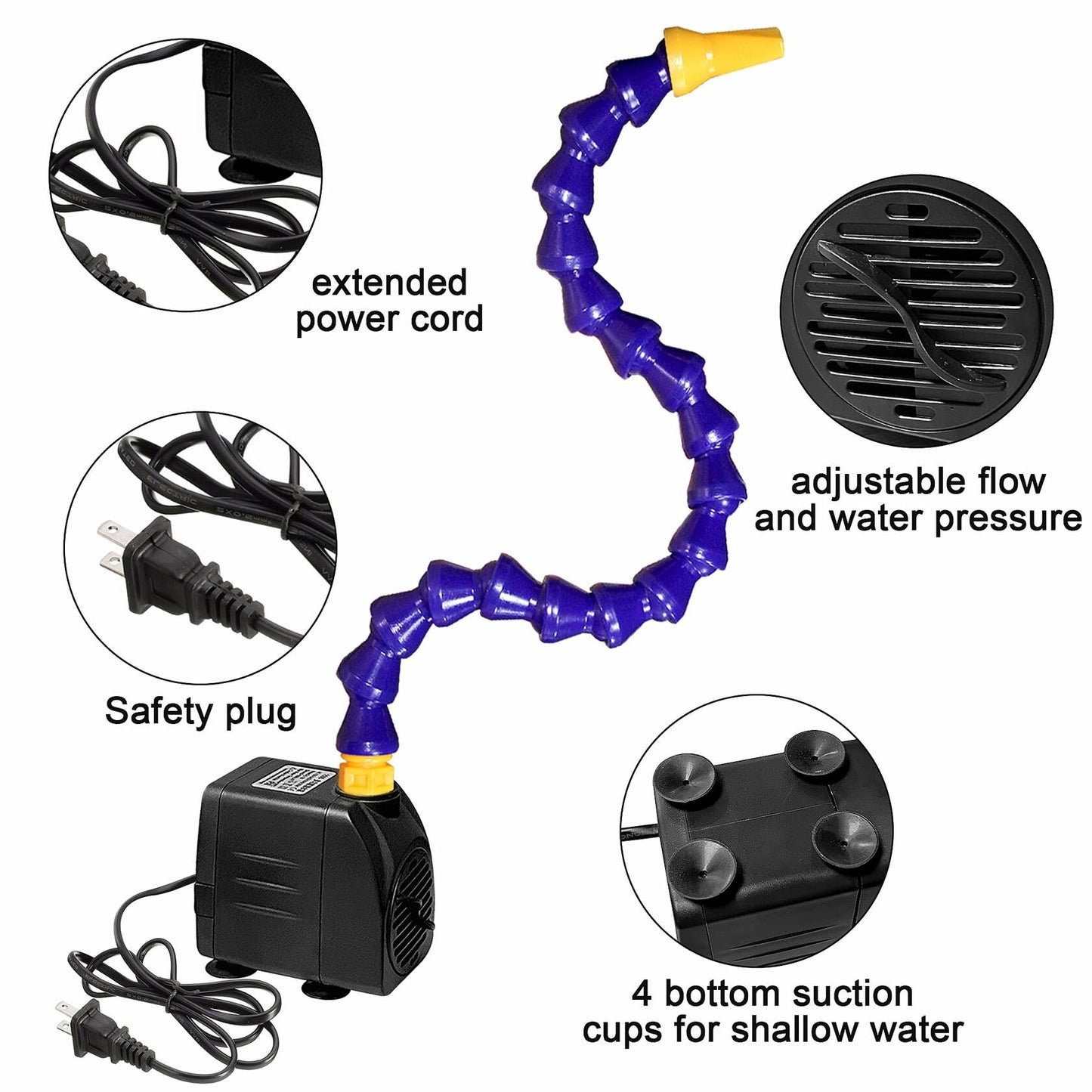 Xxzhiho Summer Water Table Pump Outdoor Game Accessory 2 Plug One Way