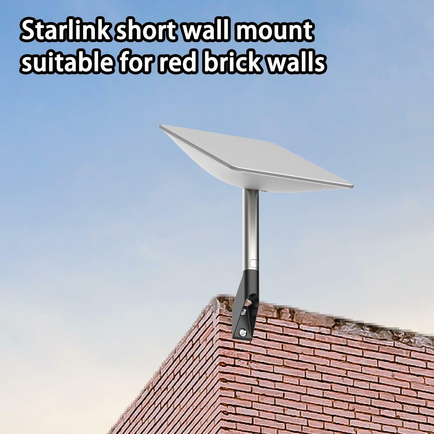 [Good] BUJ Starlink V2 Short Wall Mount for Starlink Gen 2 Satellite Kit