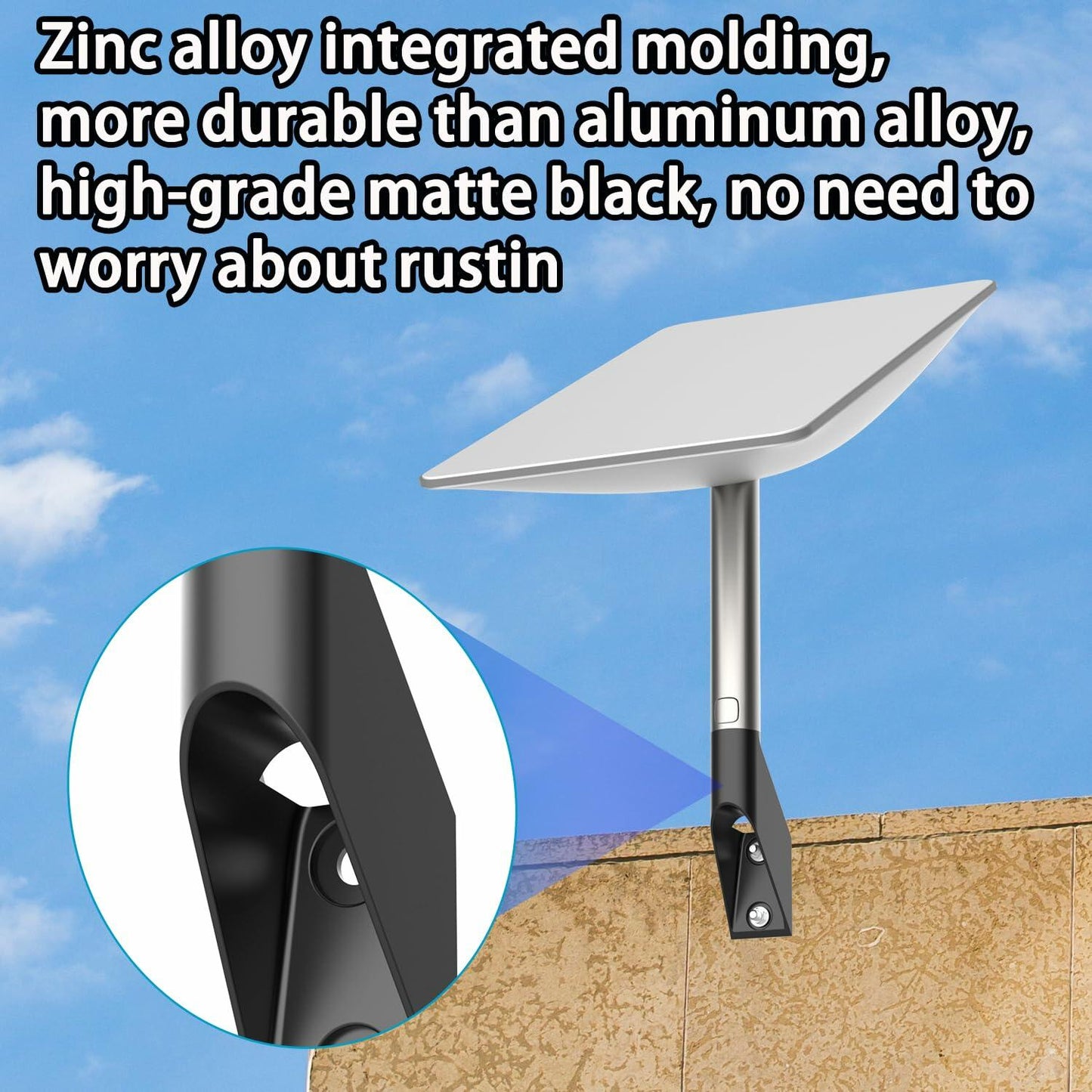 [Good] BUJ Starlink V2 Short Wall Mount for Starlink Gen 2 Satellite Kit