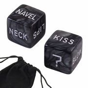 Romantic Naughty Dice Set Couples Game 36 Ways Black Anniversary Valentine