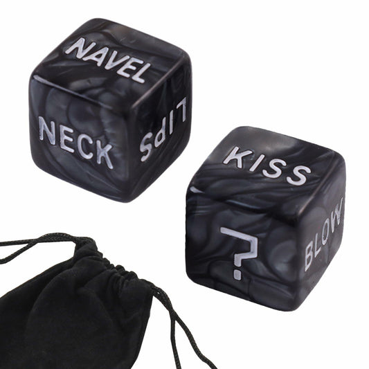 Romantic Naughty Dice Set Couples Game 36 Ways Black Anniversary Valentine