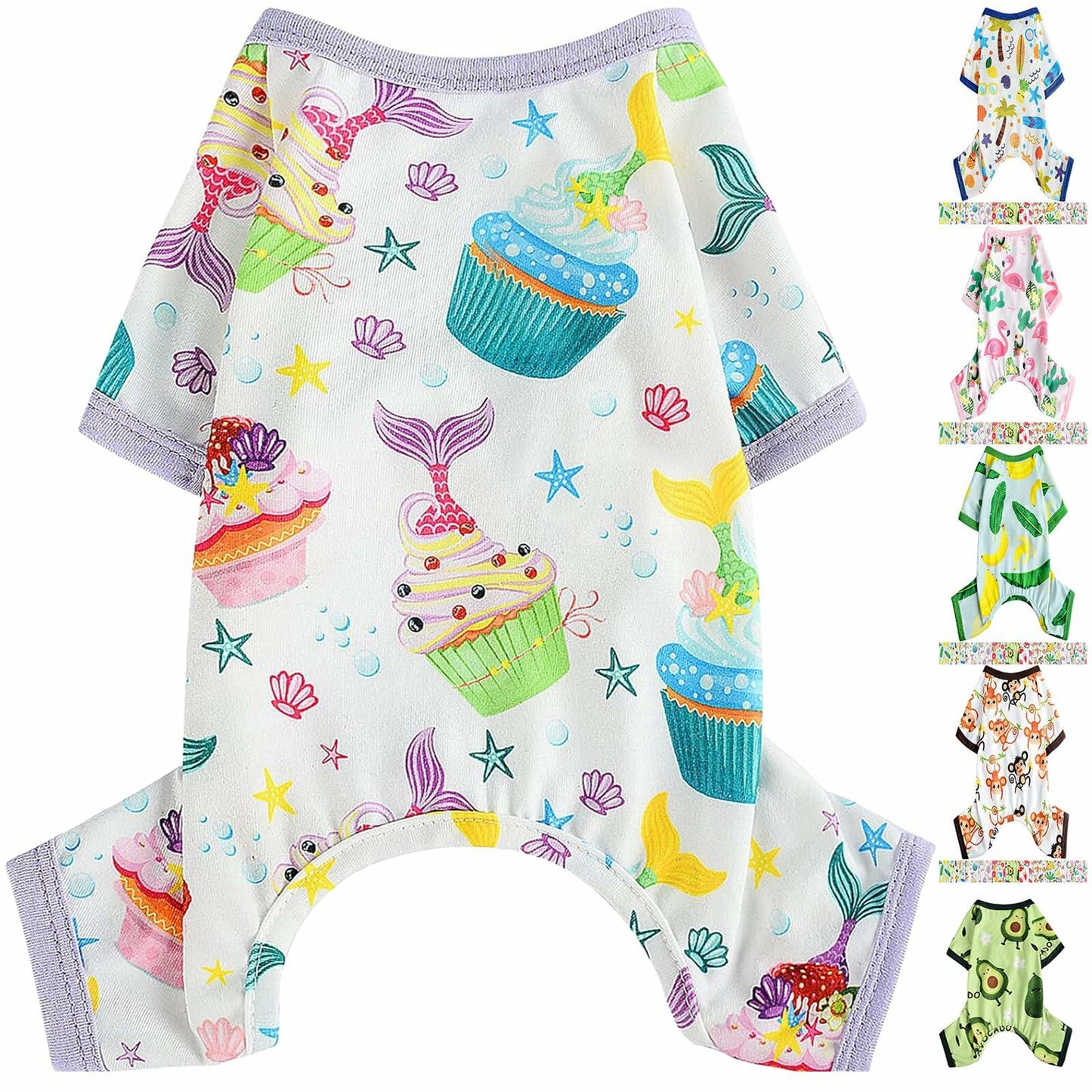 Dog Pajamas Small Chihuahua Yorkie Teacup Puppy Soft Pet Clothes Size S