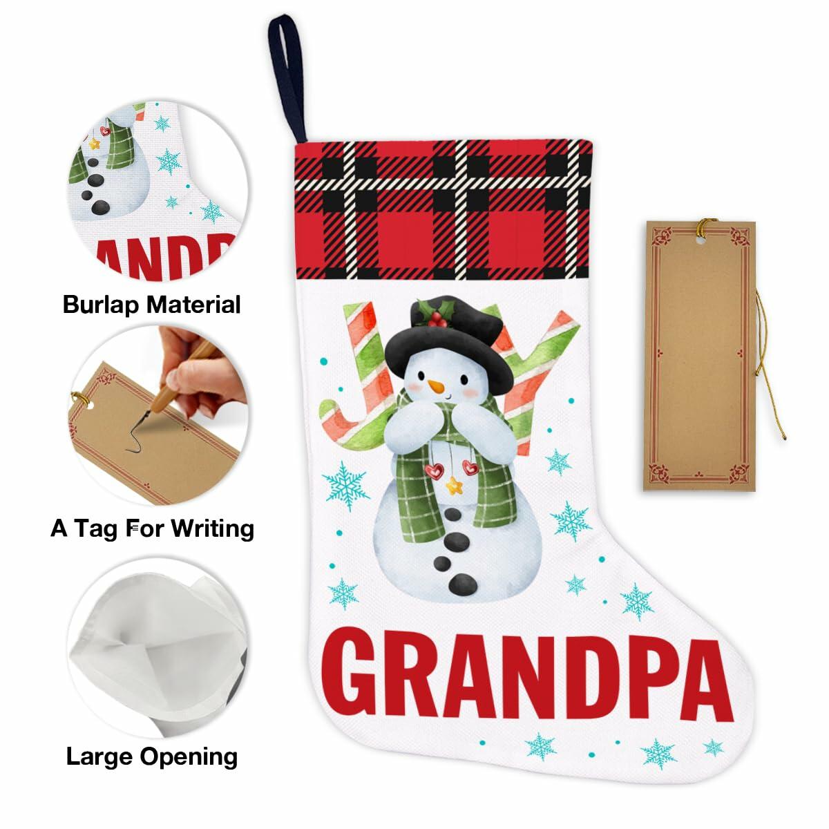Best Cat Dad Ever Christmas Stocking Xmas Decoration 18x12 Inch