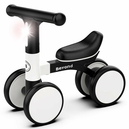 Balance Bike Lightweight Toddler 12-18 Months Non-Slip Wheels Black