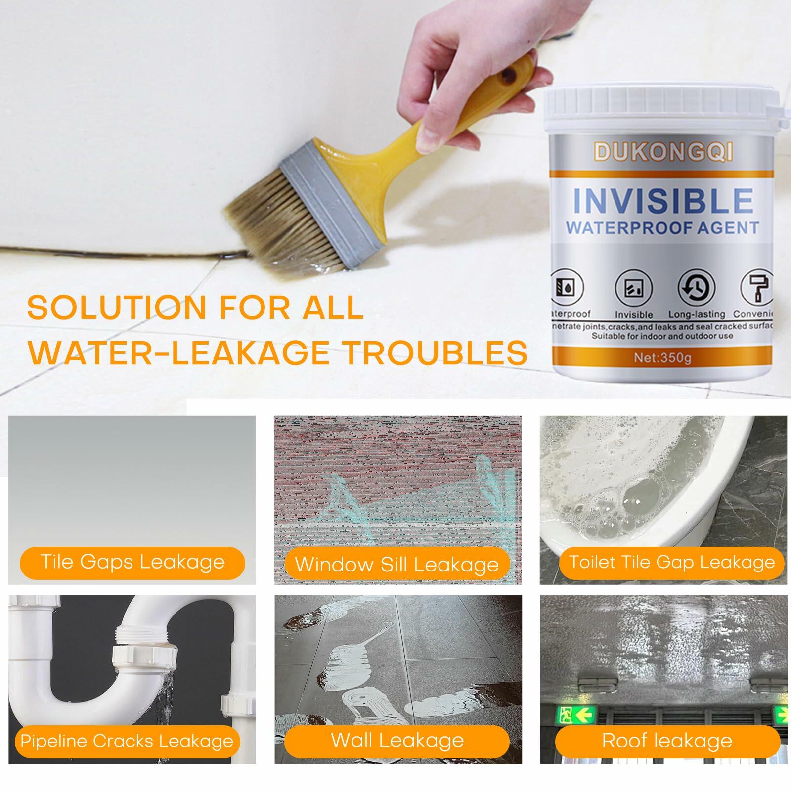 DUKONGQI Invisible Waterproof Agent Transparent White Sealant 17oz