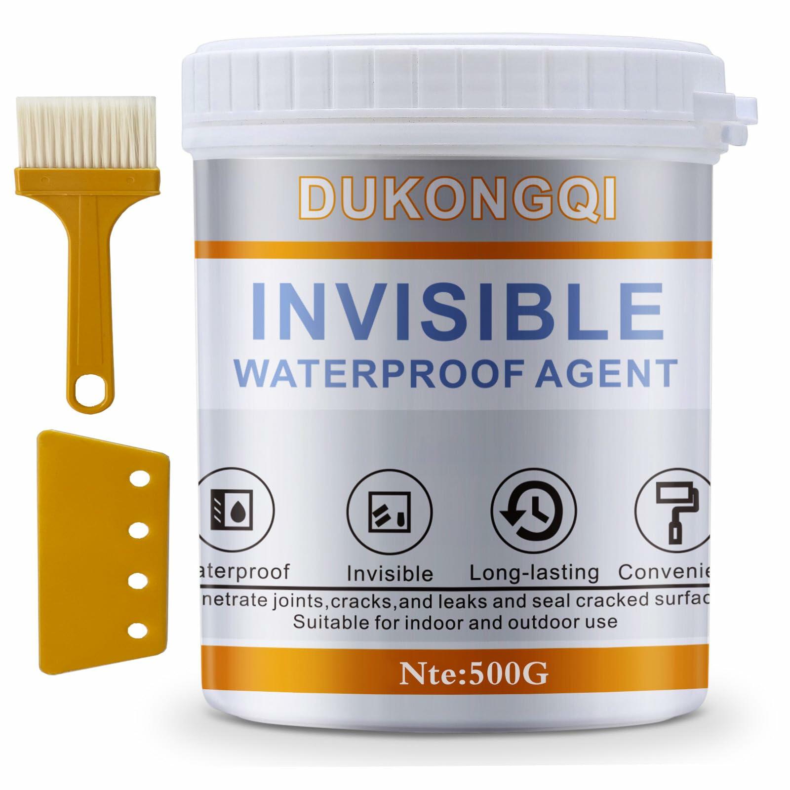 DUKONGQI Invisible Waterproof Agent Transparent White Sealant 17oz