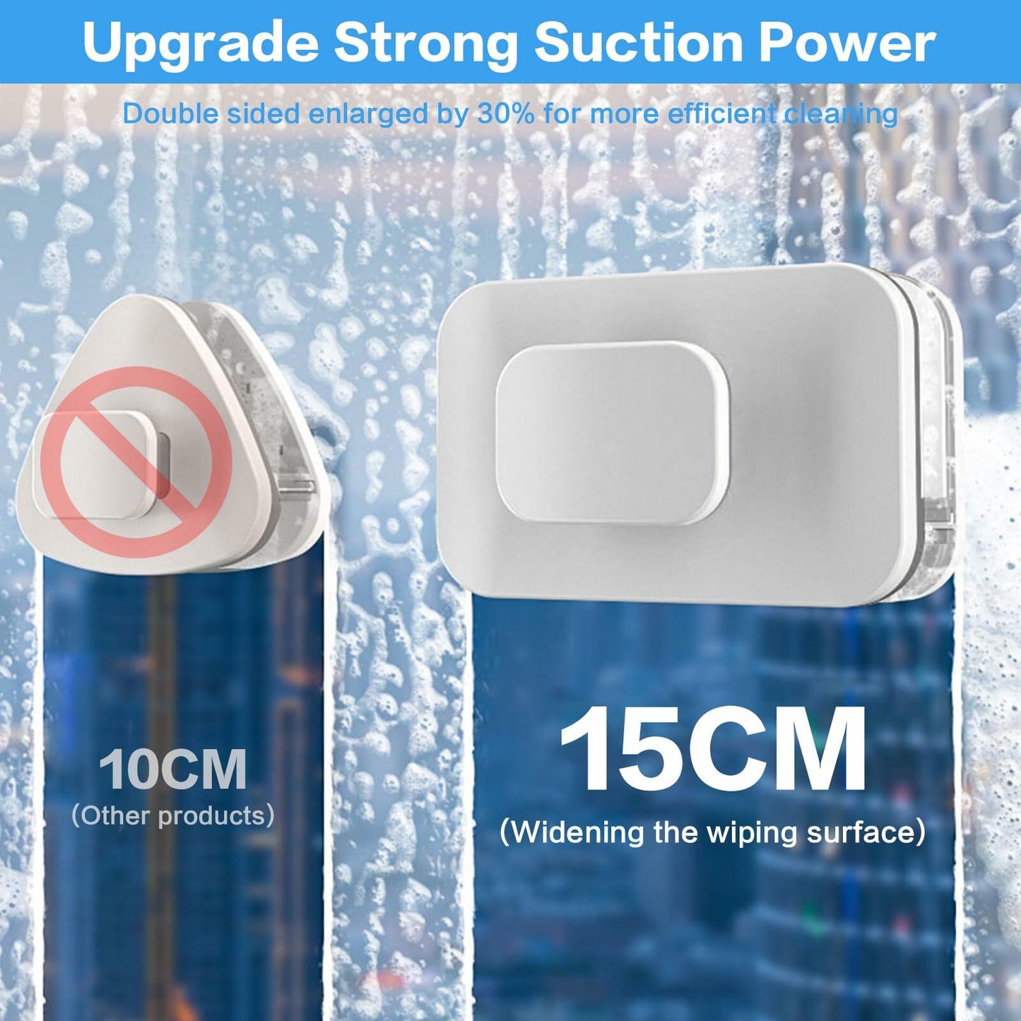 Magnetic Windshield Cleaner Tool Double-Sided Glass Wiper Car Window
