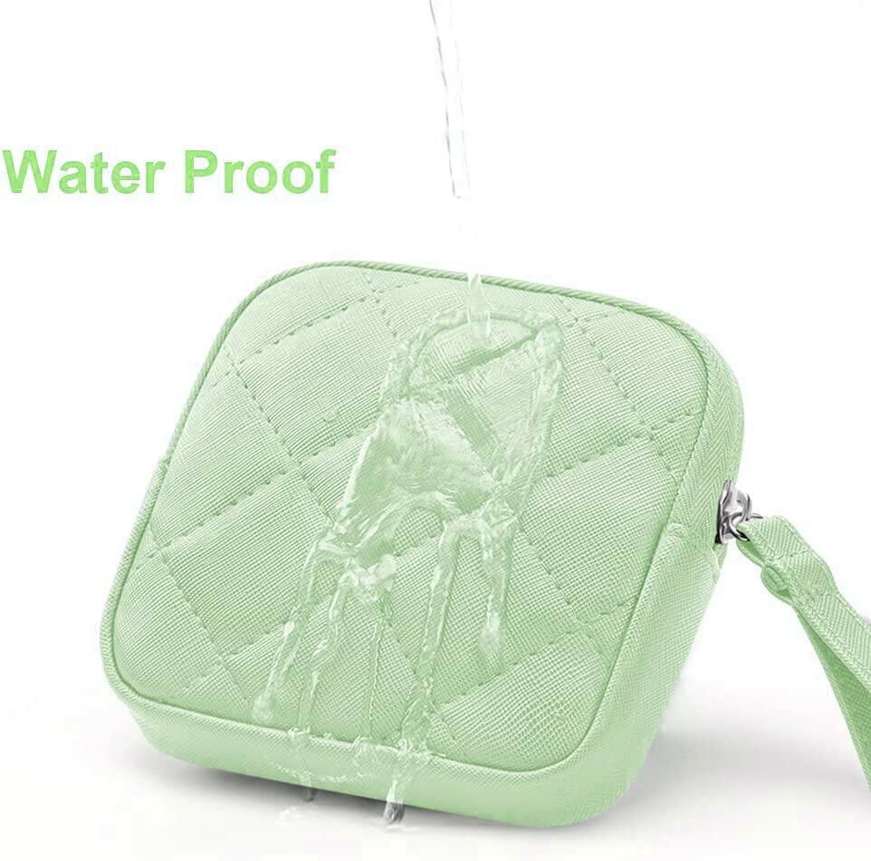 iMotion Menstrual Cup & Sanitary Napkin Storage Bag Green Portable Pouch