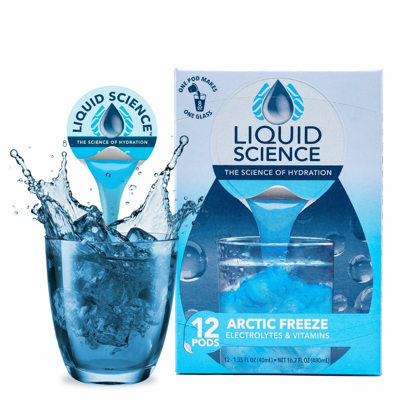 BestBy06/25 Java House Hydration Pods Arctic Freeze 12-Pack Liquid Concentrate