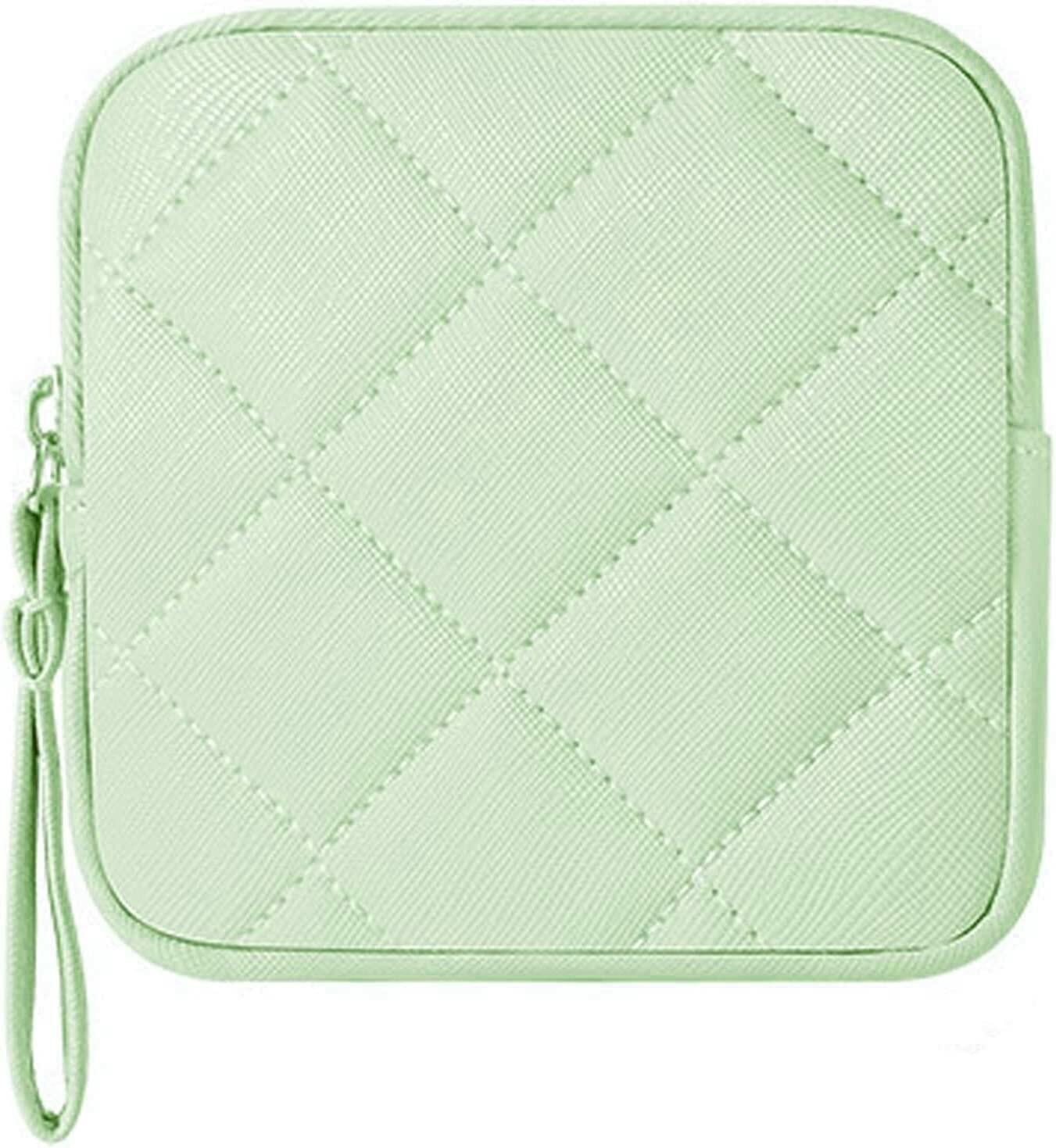 iMotion Menstrual Cup & Sanitary Napkin Storage Bag Green Portable Pouch