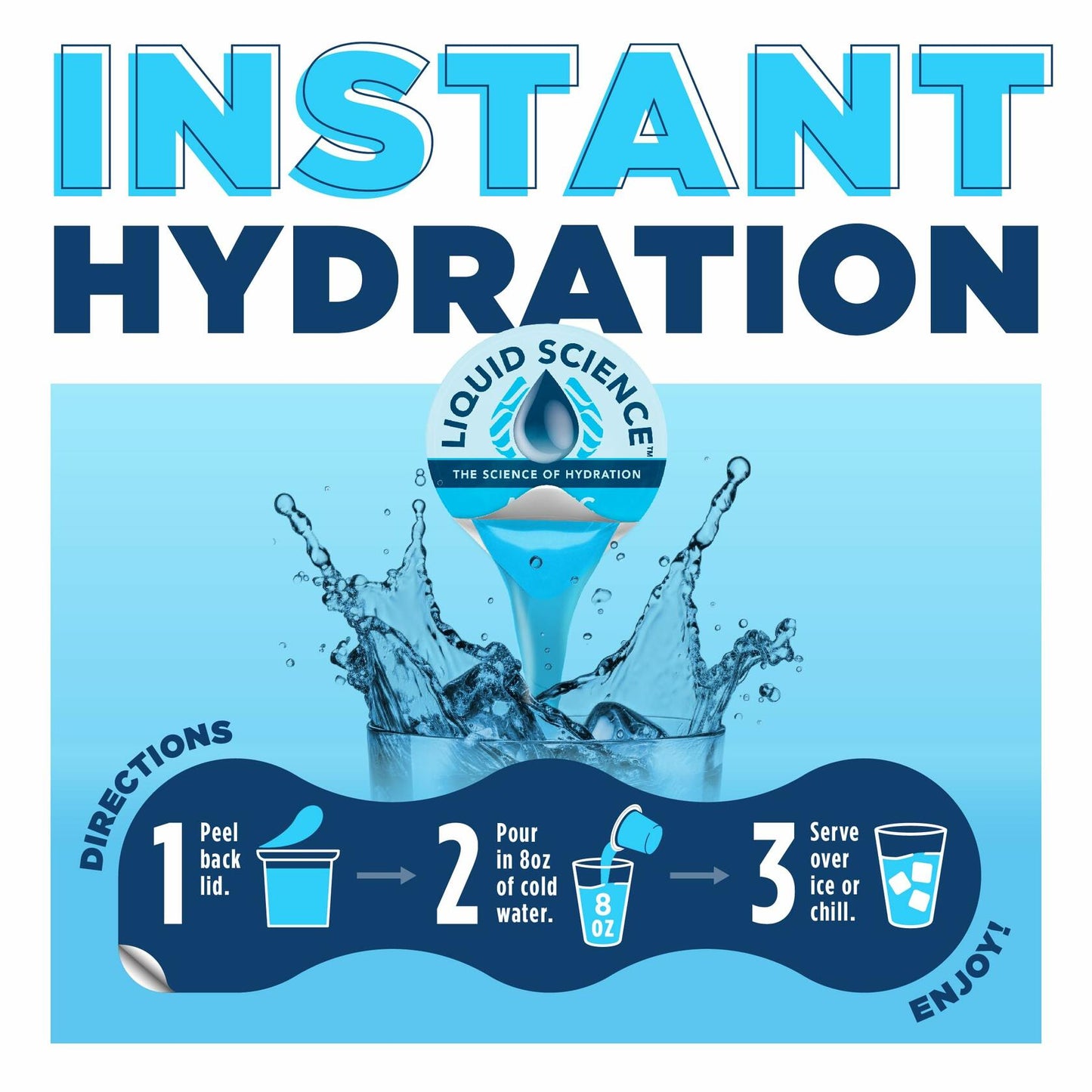 BestBy06/25 Java House Hydration Pods Arctic Freeze 12-Pack Liquid Concentrate