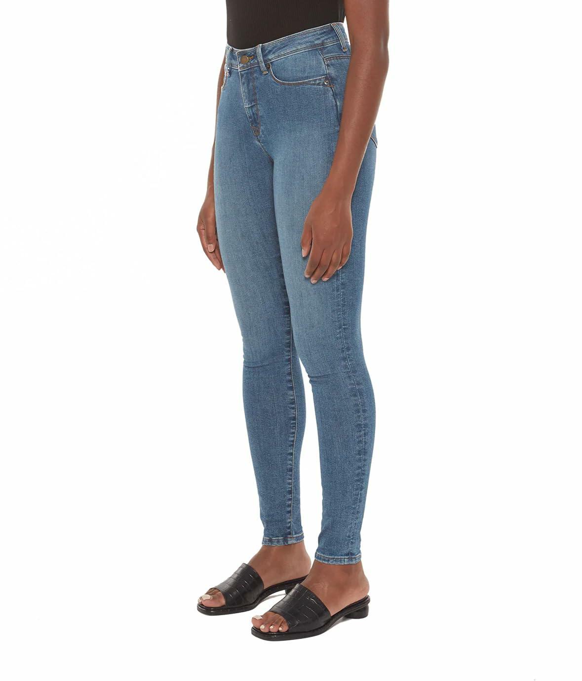 Alexa-STB High-Rise Skinny Jeans Stone Blue Size 29