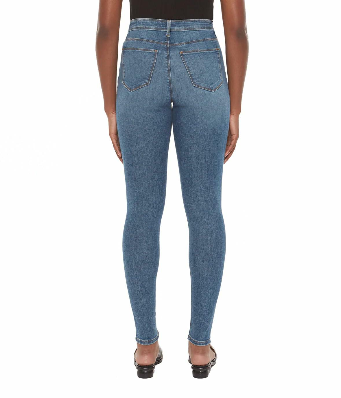 Alexa-STB High-Rise Skinny Jeans Stone Blue Size 29