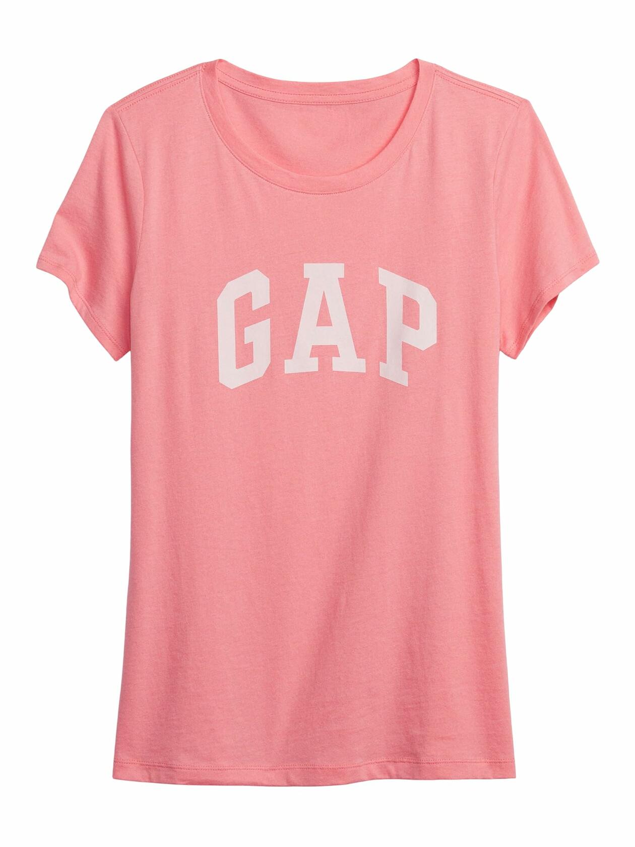 GAP Womens Logo T-Shirt Candy Coral Size S
