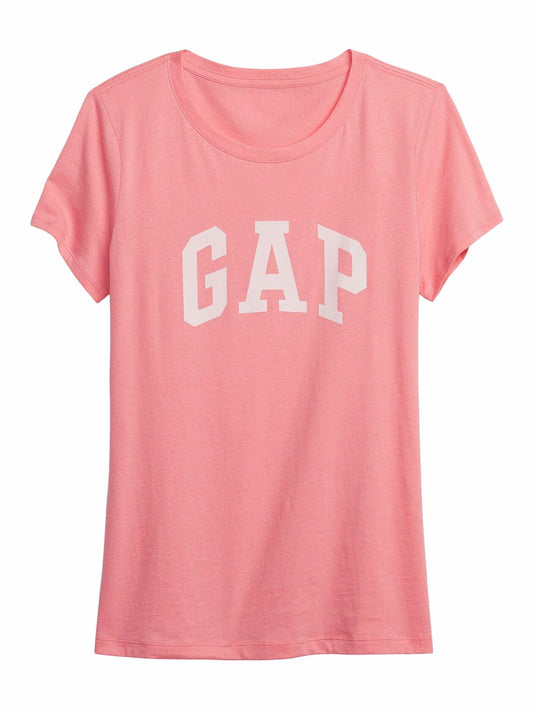 GAP Womens Logo T-Shirt Candy Coral Size S