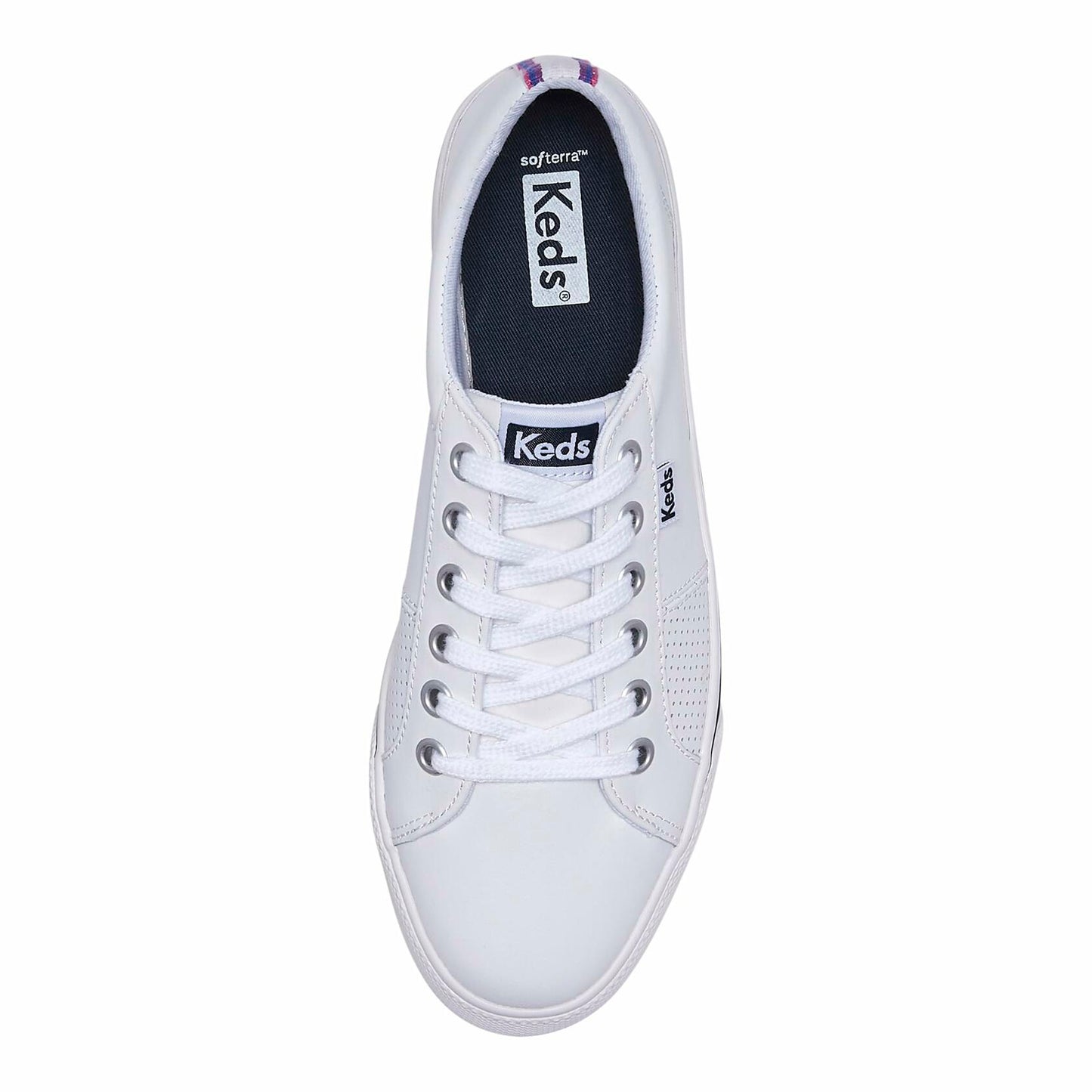 Keds Jump Kick Duo Lace Up Sneaker Womens White Leather Size 6M