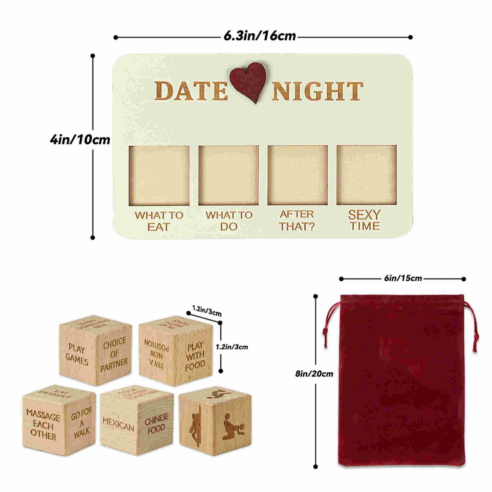 Losock Couple Date Night Game Ideas Decision Dice Fun Romantic Gift