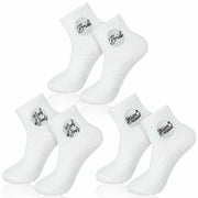 Skicuff 3 Pairs Bridesmaid Fuzzy Coral Fleece Socks Women Wedding Gifts