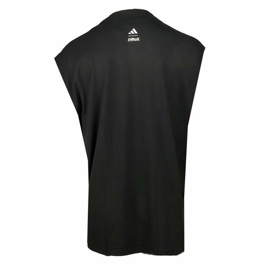 adidas Men's Pride Graphic Crop Tank Top Black Size S