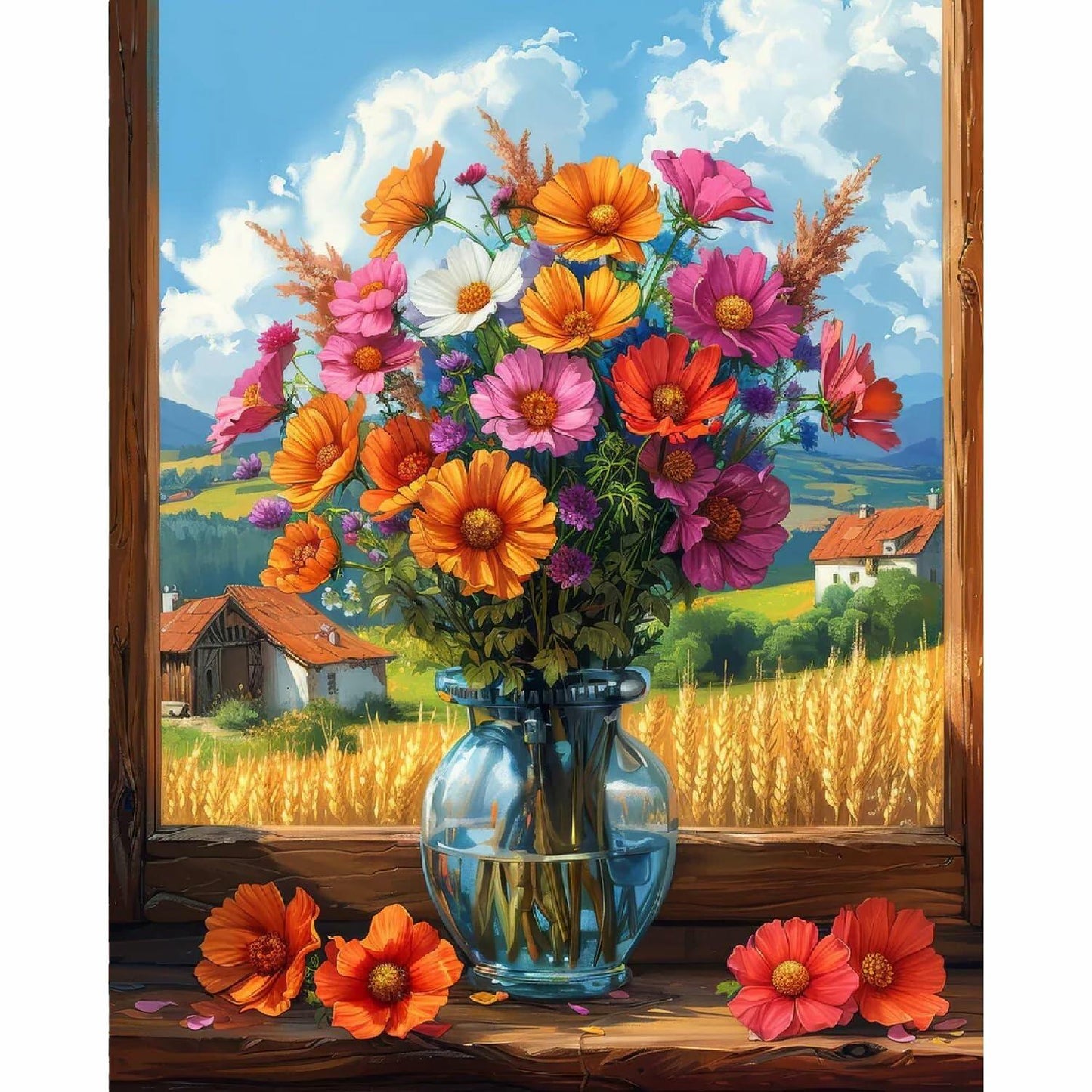 Breakfast Flatlay Paint by Numbers Kit for Adults 16x20in Without Frame